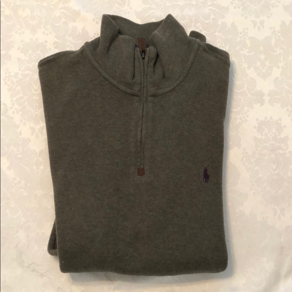 Polo Ralph Lauren 1/4 Zip Sweater Size Large